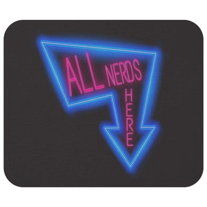 All Nerds Here Neon Logo Mousepad - ANH-NeonLog-Mou - All Nerds Here