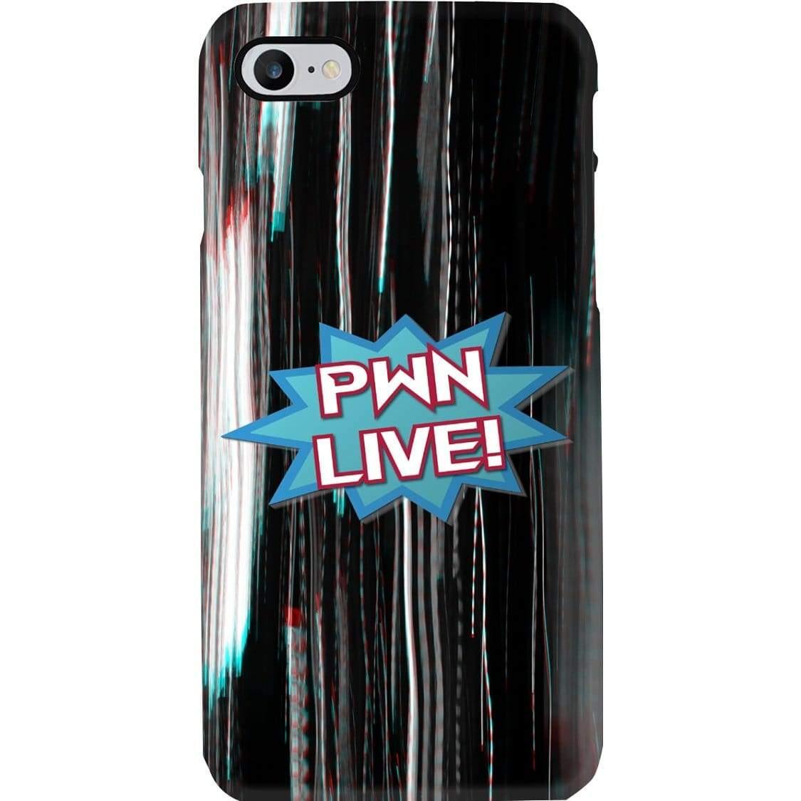 All Nerds Here PWN LIVE! Logo Phone Case - Snap * iPhone * Samsung * - iPhone 7 Case / Gloss / All Nerds Here