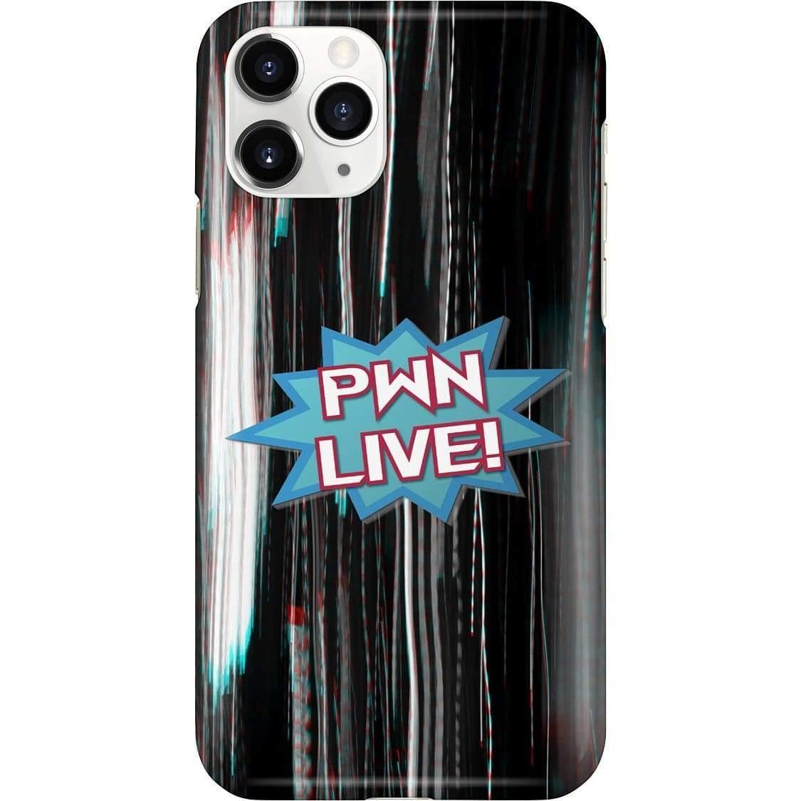 All Nerds Here PWN LIVE! Logo Phone Case - Snap * iPhone * Samsung * - iPhone 11 Pro Case / Gloss / All Nerds Here