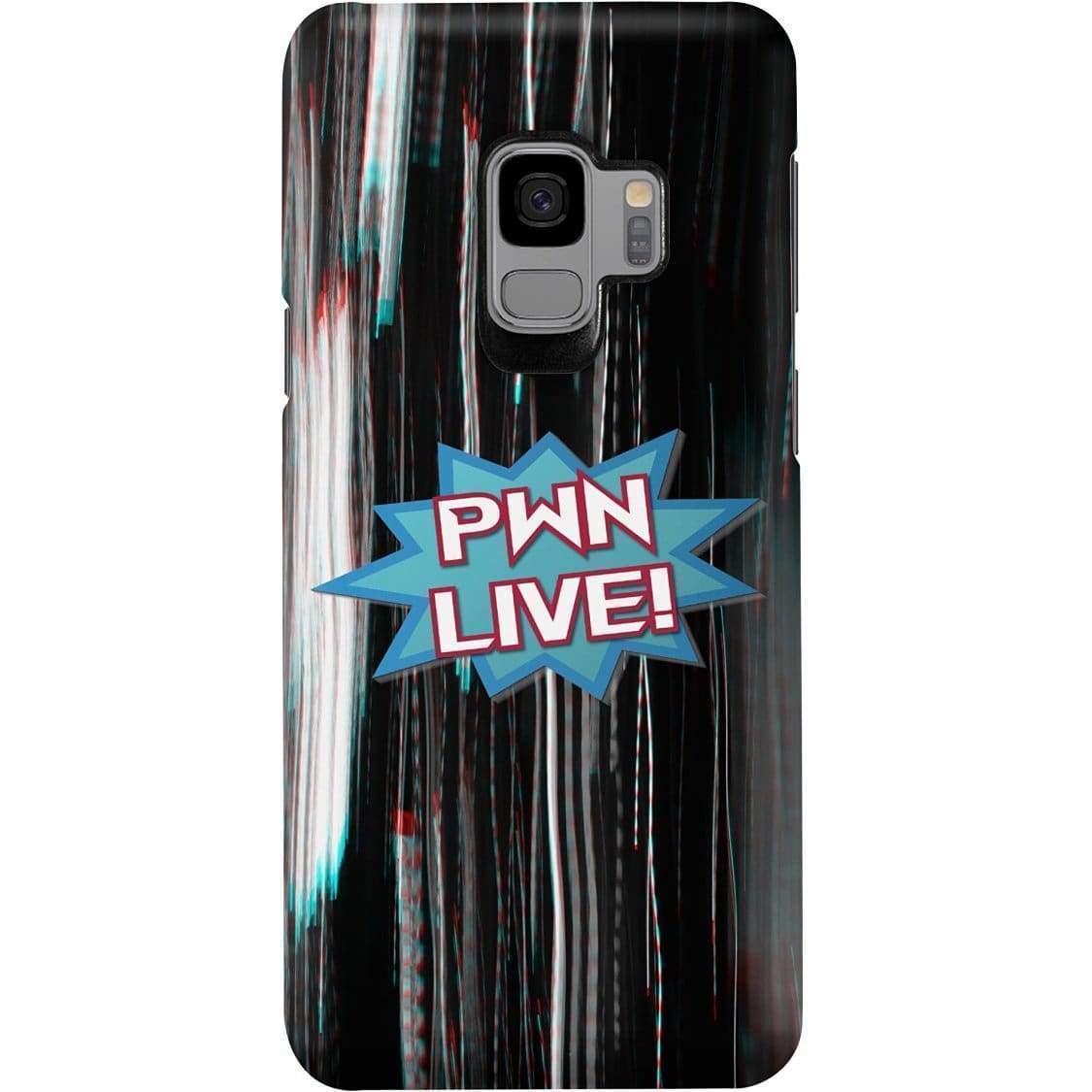 All Nerds Here PWN LIVE! Logo Phone Case - Snap * iPhone * Samsung * - Samsung Galaxy S9 Case / Gloss / All Nerds Here