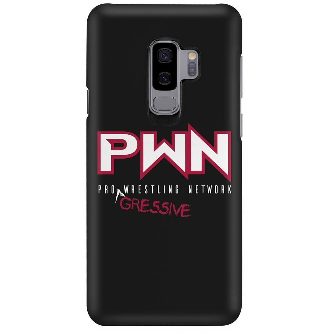 All Nerds Here PWN Progressive Logo Phone Case - Snap * iPhone * Samsung * - Samsung Galaxy S9 Plus Case / Gloss / All Nerds Here