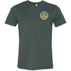 Arkenholdt Caridad Unisex Premium Tee - Heather Forest / XS