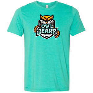 Arkenholdt Owlbears Team Logo Unisex Premium Tee - Heather Sea Green / XS