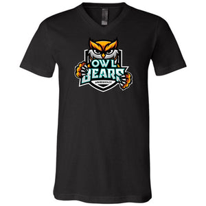 Arkenholdt Owlbears Team Logo Unisex Premium V-Neck Tee - Black / S