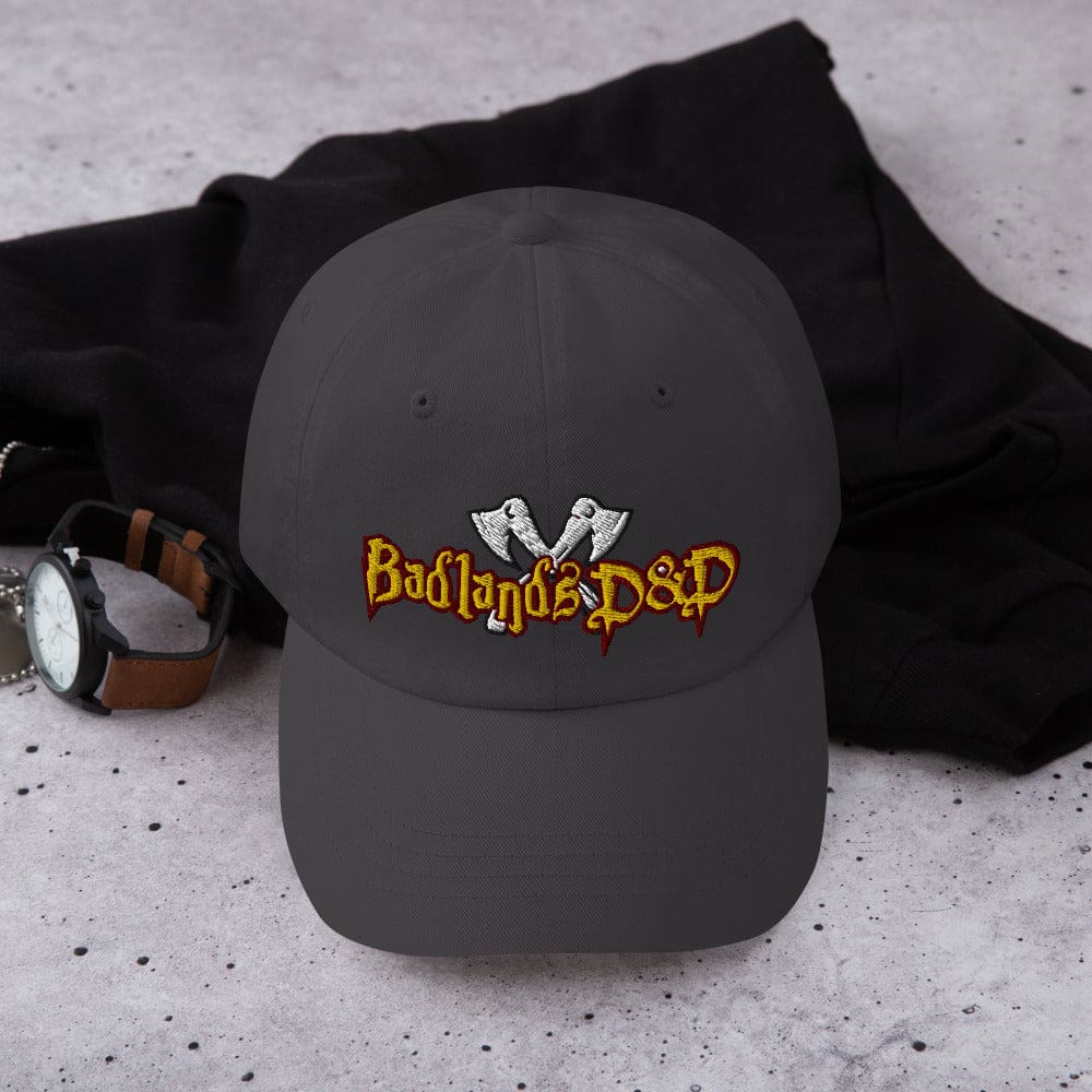 Badlands D&D Logo Classic Dad Cap - Dark Grey