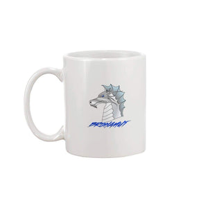 BROhamut Platinum Dragon 15oz Mug - White / 15OZ - SoMattyGameZ