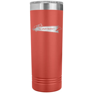 Capster Cafe - Bonkin’ 22oz Skinny Tumbler - Coral - Drinkware