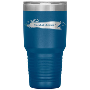 Capster Cafe - Bonkin’ 30oz Vacuum Tumbler - Blue - Tumblers