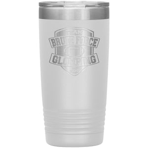 Chatty Fam Brute Force Glomping 20oz Vacuum Tumbler - White - Tumblers