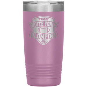 Chatty Fam Brute Force Glomping 20oz Vacuum Tumbler - Light Purple - Tumblers