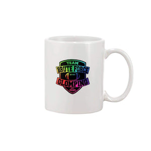 Chatty Fam Brute Force Glomping Rainbow 15oz Mug - White / 15OZ - Chatty Fam