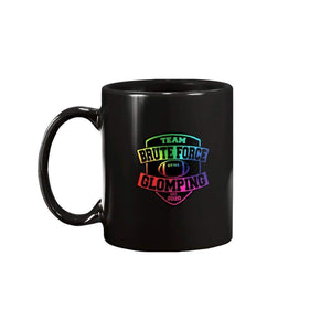 Chatty Fam Brute Force Glomping Rainbow 15oz Mug - Black / 15OZ - Chatty Fam