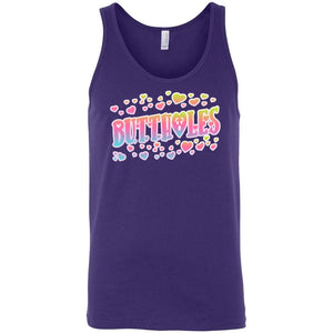 Chatty Fam Buttholes & Hearts Unisex Premium Tank - Team Purple / S