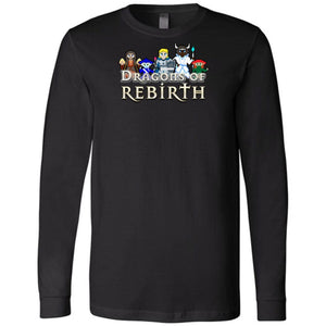 Chatty Fam Dragons of Rebirth 2.0 Unisex Premium Long Sleeve Tee - Black / XS - Chatty Fam