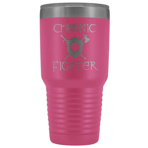 Chronic Fighter D20 Dice 30oz Vacuum Tumbler - Pink - Tumblers