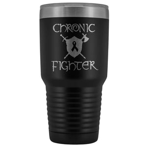 Chronic Fighter Ribbon 30oz Vacuum Tumbler - Black - Tumblers