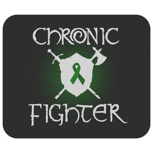 Chronic Fighter White Arms TBI Ribbon Mousepad - CFwaTBIRM - Mousepads
