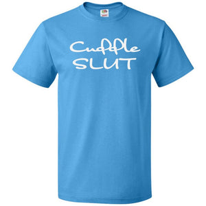 Cuddle Slut Unisex Classic Tee - Pacific Blue / S