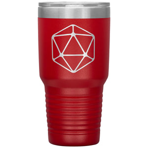 D20 Basic Blank TL 30oz Vacuum Tumbler - Red - Tumblers