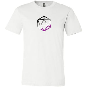 D20 Critical Pride Ace Pride Unisex Premium Tee - White / XS