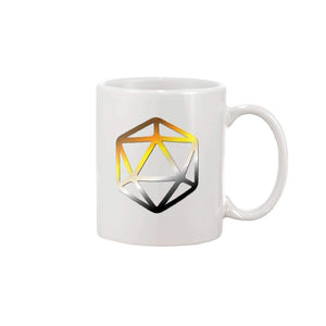 D20 Critical Pride Bear Pride 15oz Coffee Mug - White / 15OZ - Mugs