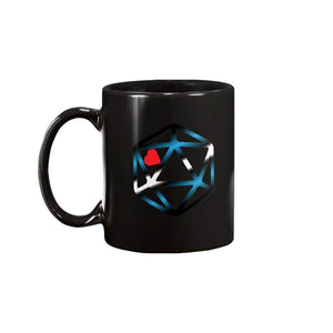 D20 Critical Pride Leather Pride 11oz Coffee Mug - Mugs
