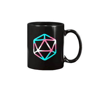 D20 Critical Pride Trans Pride 11oz Coffee Mug - Black / 11OZ - Mugs