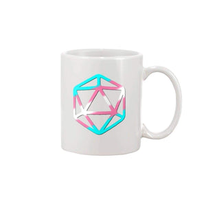 D20 Critical Pride Trans Pride 15oz Coffee Mug - Mugs