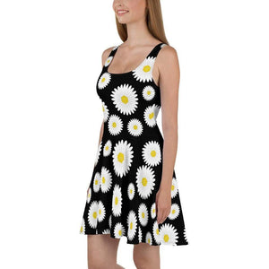 Daisy 20 D20 Basic Black Skater Dress