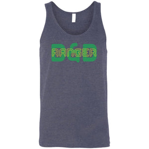 D&D Fusion Ranger Unisex Premium Tank - Heather Navy / S