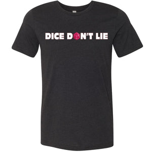 Dice Don’t Lie Unisex Premium Tee - Black Heather / XS