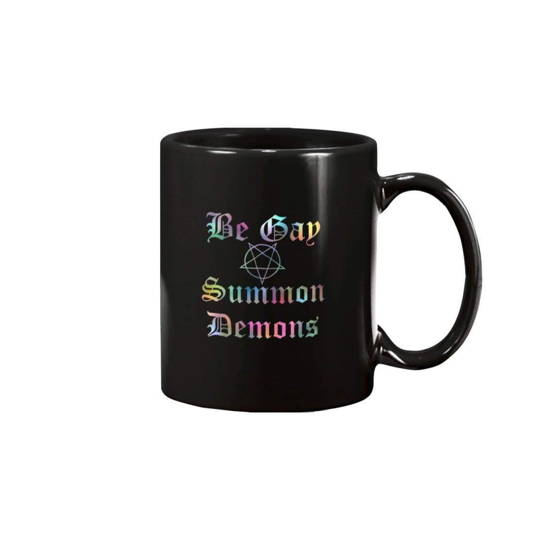 Dice Priori Be Gay Summon Demons Mottled 11oz Coffee Mug - Mugs