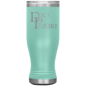 Dice Priori Classic Text Logo 20oz Boho Vacuum Tumbler - Teal - Tumblers