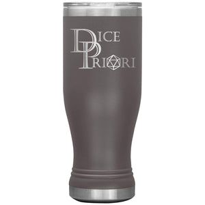 Dice Priori Classic Text Logo 20oz Boho Vacuum Tumbler - Pewter - Tumblers