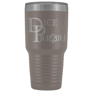 Dice Priori Classic Text Logo 30oz Vacuum Tumbler - Pewter - Tumblers