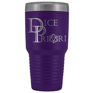 Dice Priori Classic Text Logo 30oz Vacuum Tumbler - Purple - Tumblers