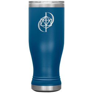 Dice Priori D20 Focus Logo 20oz Boho Vacuum Tumbler - Blue - Dice Priori