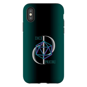 Dice Priori D20 Focus Text Logo Phonecase : Toughcase - iPhone X