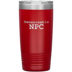 Dice Priori Romanceable NPC 20oz Vacuum Tumbler - Red - Tumblers