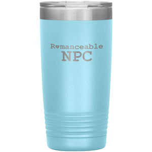 Dice Priori Romanceable NPC 20oz Vacuum Tumbler - Light Blue - Tumblers