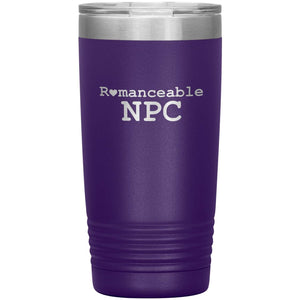 Dice Priori Romanceable NPC 20oz Vacuum Tumbler - Purple - Tumblers