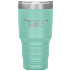 Dice Priori Romanceable NPC 30oz Vacuum Tumbler - Teal - Tumblers
