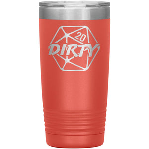 Dirty 20 20oz Vacuum Tumbler - Coral - Tumblers