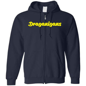 Draganigans Unisex Zip Hoodie - Navy / S