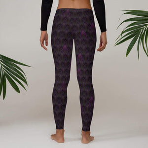 Dragon Scale Black Womens Leggings