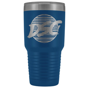 DSC 80s Logo 30oz Vacuum Tumbler - Blue - Tumblers