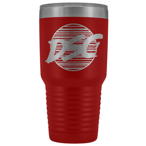 DSC 80s Logo 30oz Vacuum Tumbler - Red - Tumblers