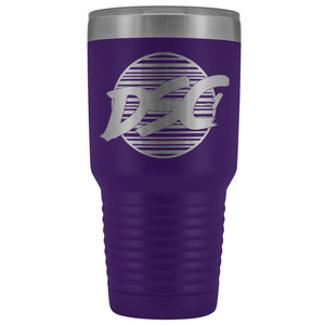 DSC 80s Logo 30oz Vacuum Tumbler - Purple - Tumblers