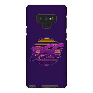 DSC 80s Logo Midnight Blue Tough Phone Case - Samsung Galaxy Note 9