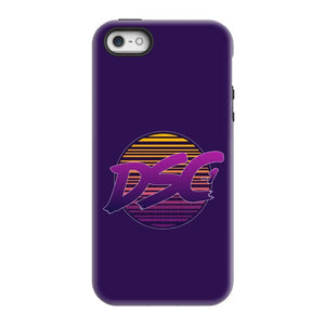 DSC 80s Logo Midnight Blue Tough Phone Case - iPhone 5/5s/SE